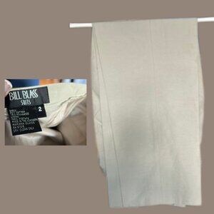Bill Blass Cream Suit Pants Size 2
